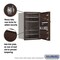 Salsbury Industries Mailbox, Bronze, Powder Coated, 4 Doors, Recessed, USPS 3706S-04ZFU - alternate 3