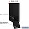 Salsbury Industries Drop Box, Black, Powder Coated, 1 Doors, Recessed, Aluminum 4375BLK - alternate 7