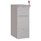 Salsbury Industries Drop Box, Gray, Powder Coated, 1 Doors, Recessed, Aluminum 4375SLV - alternate 1