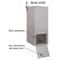 Salsbury Industries Drop Box, Gray, Powder Coated, 1 Doors, Recessed, Aluminum 4375SLV - alternate 3