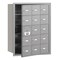 Salsbury Industries Mailbox, Aluminum, Powder Coated, 15 Doors, Recessed, USPS 3615AFU - alternate 1