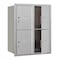 Salsbury Industries Mailbox, Aluminum, Powder Coated, 4 Doors, Recessed, USPS 3710D-4PAFU - alternate 1