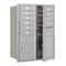 Salsbury Industries Mailbox, Aluminum, Powder Coated, 12 Doors, Recessed, USPS 3711D-10AFU - alternate 1