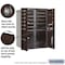 Salsbury Industries Mailbox, Bronze, Powder Coated, 12 Doors, Recessed, USPS 3711D-10ZFU - alternate 3