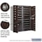 Salsbury Industries Mailbox, Bronze, Powder Coated, 16 Doors, Recessed, USPS 3711D-15ZFU - alternate 2
