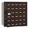 Salsbury Industries Mailbox, Bronze, Powder Coated, 30 Doors, Recessed, USPS 3630ZFU - alternate 1