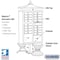 Salsbury Industries Cluster Box Unit, Bronze, Powder Coated, 18 Doors, Pedestal, USPS Access 3316R-BRZ-U - alternate 4