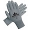 Mcr Safety Coated Gloves, Polyurethane, Smooth, Palm, 4 Abrasion Level, Gray, L (9) 1 PR 9696L - alternate 1