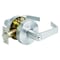 Master Lock Door Lever Lockset, Satin Chrome, Mechanical, Heavy Duty, 1-3/8 to 1-3/4" For Door Thickness SLCHKE26D - alternate 1