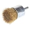 Weiler Crimped Wire End Wire Brush, Brass, 1" 93804 - alternate 1