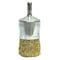 Weiler Crimped Wire End Wire Brush, Brass, 1" 93804 - alternate 2