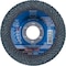 Pferd 4-1/2" x 7/8" A.H. POLIFAN Flap Disc - Z SGP CURVE STEELOX, Zirconia, 40 Grit, Medium Radius 67192 - alternate 1