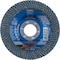Pferd 4-1/2" x 7/8" A.H. POLIFAN Flap Disc - Z SGP CURVE STEELOX, Zirconia, 40 Grit, Large Radius 67339 - alternate 1