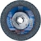 Pferd 4-1/2" x 5/8-11 Thd. POLIFAN Flap Disc - Z SGP CURVE STEELOX, Zirconia, 40 Grit, Medium Radius 67212 - alternate 1