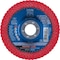 Pferd 5" x 7/8" A.H. POLIFAN Flap Disc - CO SGP CURVE STEELOX, Ceramic oxide, 60 Grit, Medium Radius 67197 - alternate 1