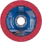 Pferd 5" x 7/8" A.H. POLIFAN Flap Disc - CO SGP CURVE STEELOX, Ceramic oxide, 60 Grit, Large Radius 67344 - alternate 1