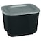 Homz Stackable Storage Tote W/ Lid, 18 gal, 23-1/2 in L x 17-1/2 in W x 15-1/2 in H, Gray, Polypropylene 6618GRBKTS.08 - alternate 1