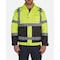 Utility Pro Men's Hi-Vis Bomber Jacket, Teflon Fabric, Black/Yellow, LT UHV562-L-YB - alternate 1