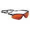 Kleenguard V30 Nemesis Safety Glasses, Anti-Scrach Lens, Wraparound, Black Frame, Copper Blueshield Lens 19642 - alternate 1