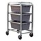 Quantum Storage Systems Lightweight Corrosion-Resistant Vertical Rack-Style Tub Cart, 600 lb Load Capacity, 27 in Overall L TR3-2516-8GY - alternate 1