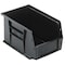 Quantum Storage Systems Hang & Stack Storage Bin, Polypropylene, Black, 5 in H, 6 in W, 9 1/4 in L QUS221BK - alternate 2