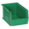 Quantum Storage Systems Green Hang and Stack Bin, 9-1/4"L x 6"W x 5"H QUS221GN - alternate 2