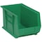 Quantum Storage Systems Hang & Stack Storage Bin, Polypropylene, Green, 8 in H, 8 1/4 in W, 13 5/8 in L QUS242GN - alternate 2