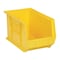 Quantum Storage Systems Hang & Stack Storage Bin, Polypropylene, Yellow, 8 in H, 8 1/4 in W, 13 5/8 in L QUS242YL - alternate 1