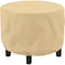 Classic Accessories Terrazzo Round Ottoman Cover, Small, Sand, 26"x26" 55-909-022001-EC - alternate 1