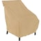 Classic Accessories Terrazzo High Back Chair Cover, Sand, 26"x25" 58932-EC - alternate 1