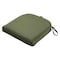 Classic Accessories Montlake Contoured Dining Seat Cushion, Heather Fern, 18"x18" 62-005-HFERN-EC - alternate 1