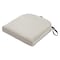 Classic Accessories Montlake Contoured Dining Seat Cushion, Heather Grey, 20"x20" 62-006-HGREY-EC - alternate 1
