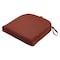 Classic Accessories Montlake Contoured Dining Seat Cushion, Heather Henna, 20"x20" 62-006-HHENNA-EC - alternate 1
