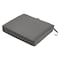Classic Accessories Rectangle Dining Seat Cushion, Grey, 21" 62-009-LCHARC-EC - alternate 1