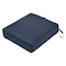 Classic Accessories Rectangle Lounge Seat Cushion, Blue, 5" Thick 62-053-INDIGO-EC - alternate 1