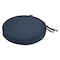 Classic Accessories Round Dining Seat Cushion, Blue, 18" Dia 62-003-INDIGO-EC - alternate 1