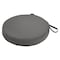 Classic Accessories Round Dining Seat Cushion, Grey, 18" Dia 62-003-LCHARC-EC - alternate 1