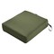 Classic Accessories Rectangle Lounge Seat Cushion, Green, 25" 62-053-HFERN-EC - alternate 1