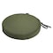 Classic Accessories Round Dining Seat Cushion, Green, 18" Dia 62-003-HFERN-EC - alternate 1