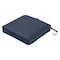 Classic Accessories Square Dining Seat Cushion, Blue, 21"x21"x3" 62-010-INDIGO-EC - alternate 1