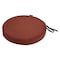 Classic Accessories Round Dining Seat Cushion, Heather Henna, 15" Dia 62-002-HHENNA-EC - alternate 1