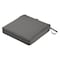 Classic Accessories Square Dining Seat Cushion, Grey, 19"x19"x3" 62-008-LCHARC-EC - alternate 1