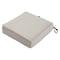 Classic Accessories Square Lounge Seat Cushion, Grey, 21"x21"x5" 62-035-HGREY-EC - alternate 1