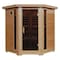 Heatwave Sauna, Corner, 4 ppl, Carbon Heater, Hemlock BSA2420 - alternate 1