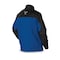 Miller Electric Welding Jacket, Indura with Pigskin Sleeves, 9 oz, 30 in Length, Snaps Closure, 2 Pockets, Blue, L 231082 - alternate 2