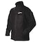 Miller Electric Welding Jacket, Pigskin, 2 oz, 30 in Length, Snaps Closure, 2 Pockets, Black, 2XL 231092 - alternate 1