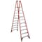 Werner 12 ft Fiberglass Twin Platform Stepladder, 300 lb Capacity PT7410 - alternate 1