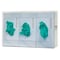 Bowman Dispensers Glove Dispenser, PETG, Holds (3) Boxes , Clear , 10-1/8 in H x 16 in W x 4 in D GP-015 - alternate 2