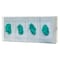 Bowman Dispensers Glove Dispenser, PETG, Holds (4) Boxes , Clear , 10 in H x 22-1/2 in W x 4 in D GP-061 - alternate 1