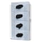 Bowman Dispensers Glove Dispenser, PETG, Holds (4) Boxes , Clear , 19-1/8 in H x 10-1/2 in W x 4 in D GP-340 - alternate 1